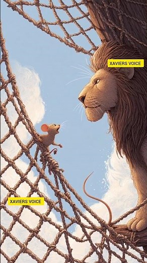 The Lion and the Mouse | Jungle Moral Story in Hindi | True Friendship #childrenstory #kidsstory