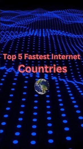 👉 Top 5 Countries with the Fastest Internet in 2025 🌍⚡ | Who’s #1?