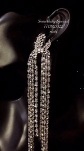 From the Celebrity Collection.... Sparkling Snake Strings..... My Happy n Gorgeous Client flaunting in these statement earrings ❤️ To book this pair click on the link https://wa.me/message/KA5EVKQ7MGKCE1 /Call/WhatsApp 7719923322 | Something Special Pune | Facebook