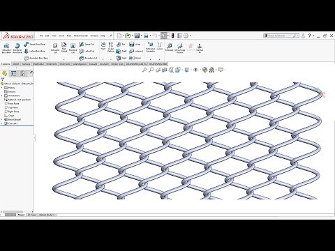 SolidWorks Tutorial | Design Fence/Wire