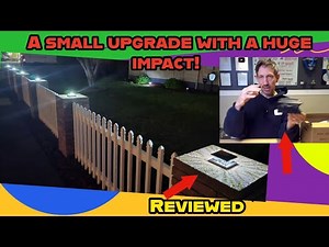 These Solar Post Lights Made My Fence Look AMAZING in Minutes 😳 | 12-Pack install & Review
