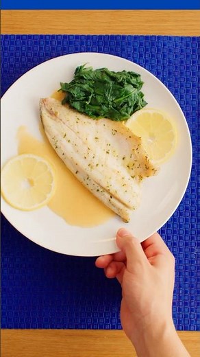 Receta de lubina al limón 🐟 🍋 #shorts