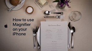 Learn how to use Magnifier on your #iPhone to zoom in and illuminate documents, menus, objects, and more. | Nyasa APR Store
