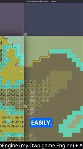 Perfect Map Seams in Ten Seconds #gamedev #gamedevblog #pixelart #steam