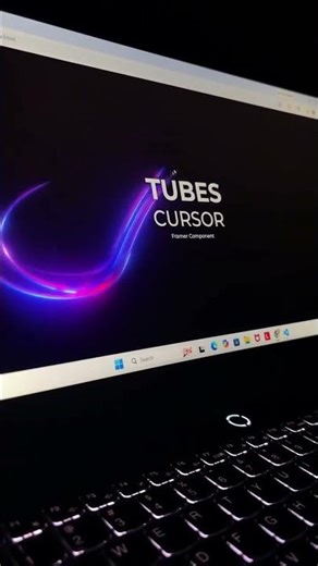 TUBES(3D)CURSOR💥#shorts#python#coding#html#css#javascript#views#tech#futurespark#viral#trending#fyp