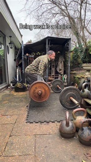 Michael Mason on Instagram: "Deadlifts. Then barbell ground to overhead. This isn’t random. It’s sequencing. Pull from the floor → reset → take it overhead. Hinge. Brace. Transfer force. You’re training: • posterior chain power • spinal stiffness under load • real-world strength • lungs and grip under fatigue No mirrors. No machines. No shortcuts. Noodle in the background, watching quietly. Most people train to look fit. I train to be useful. Stay Dangerous! #strengthtraining #deadlifts #functio