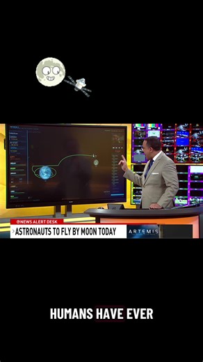 Today (4/6) for the first time in more than 50 years, humans are orbiting the moon! 🌙