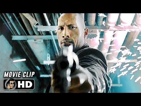 The Police Vs The Rock Shootout Scene | FASTER (2010) Movie CLIP HD