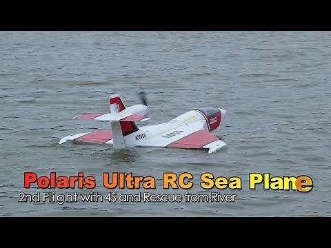 Polaris Ultra Sea Plane 2nd Flight with 4S Battery