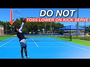 Kick Serve Lesson with ‪@bremenfitness‬ | Tossing Lower for More Spin | Eastern Backhand Grip on Kick