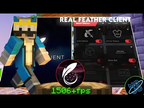 Finally real feather client for 1.21.1 Mojo launcher/pojav launcher no fancy menu 300+fps 🥶
