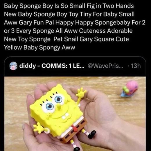 i havent slept 🙂 spongebob #spongebob #spongebobsquarepants #babydpongebob #cute #aww