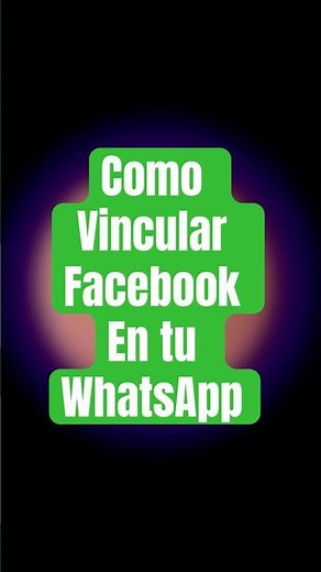 Cómo vincular Facebook en tu WhatsApp #smartphone #tips #technology #whatsapp #android