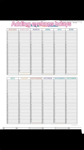 Adding Eyelon's Birthday to Your Calendar