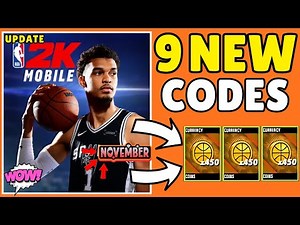 nba 2K mobile codes November 2025! Hurry! This Code gives you a free 1000 coins and Russ #nba2kmob