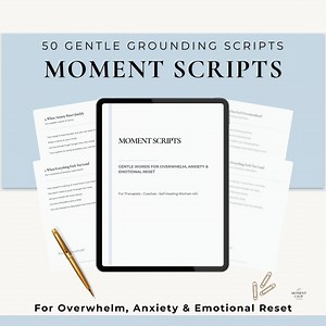 Anxiety Scripts Printable | Calming Affirmations & Grounding Phrases PDF - Etsy Canada