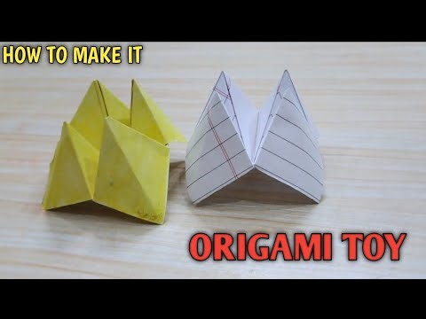 How To Make A Paper Origami Fortune Teller 😁 / Easy Origami Craft 😜 /Step by Step for beginners 🙂