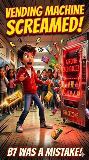 The Vending Machine SCREAMED at Me 😱 | Crazy School Story Animation#viral #shortsfeed #Tufanbabu00