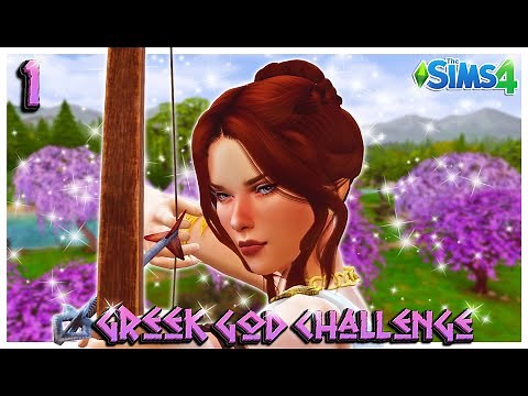 The Sims 4: The Greek God Challenge (Artemis)||Ep.1: Humble Beginnings!