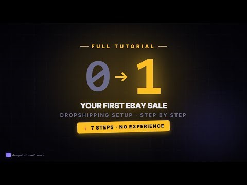 eBay Dropshipping Setup: From Zero to First Sale (2026 Tutorial)