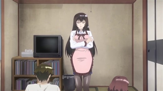 [AniDub] Joshi Ochi! 2-kai kara Onnanoko ga... Futte Kita!? | Девушка свалившаяся на меня через потолок [02] [Студия АниДаб]