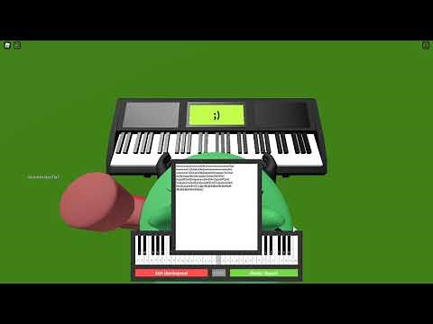 Billie Eilish Lovely - ROBLOX (VIRTUAL PIANO)