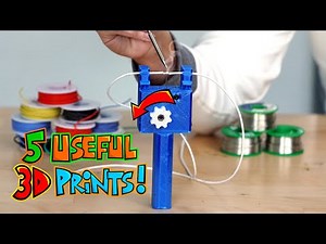 5 Useful 3D Prints! (Original Models)