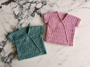 Le cache-coeur façon "Kimono" (12 mois) - 100% môman