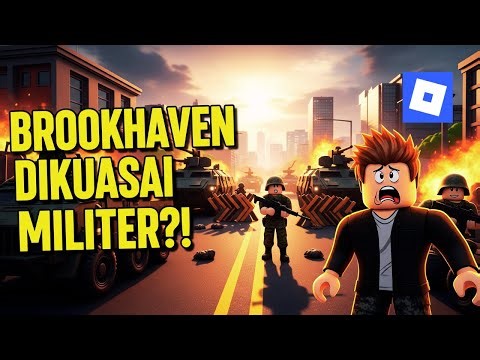 ROLEPLAY MILITER INVASI PALING CHAOS DI BROOKHAVEN