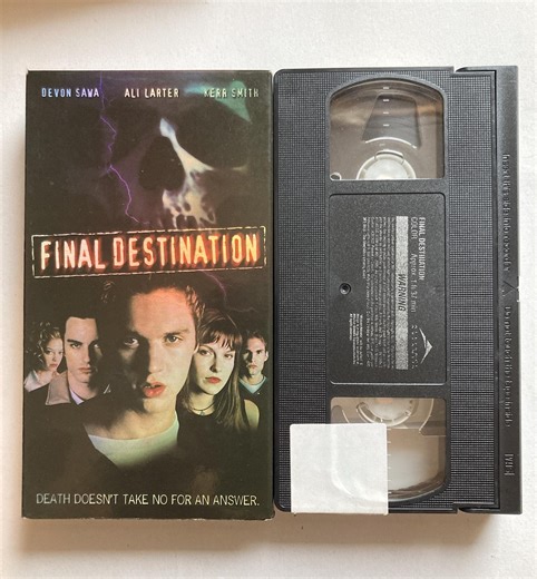 Vintage Final Destination VHS Tape Retro 2000 Horror Y2K Gift - Etsy UK
