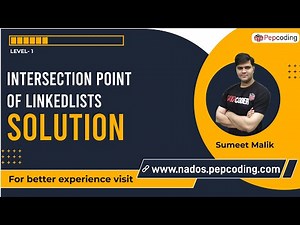 Intersection point of Linked List | Solution