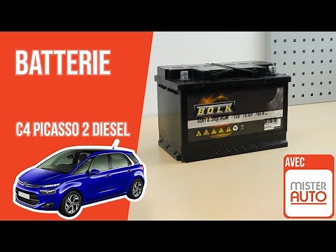 Changer la Batterie Citroën C4 Picasso 2 1.6 HDI 🔋