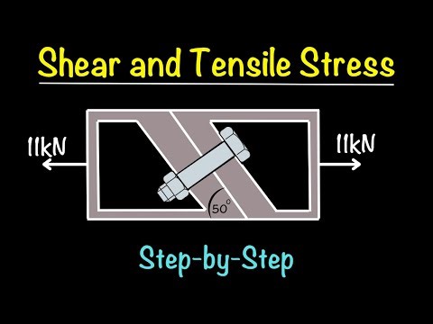 Bolt Under Combined Load | Shear & Tensile Stress (Solved)