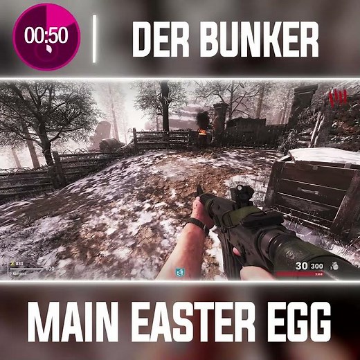 60 Second Guides | "DER BUNKER" MAIN EASTER EGG GUIDE! (BO3 CUSTOM ZOMBIES)