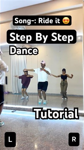 Ride it Dance💃😍|Dance Steps Tutorial #dance #dancetutorial #shorts #viral #viraldance #trending