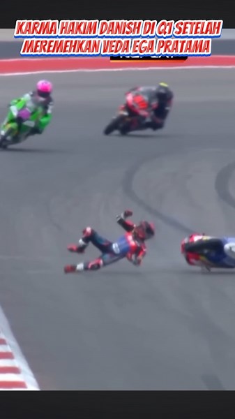 Veda Pratama's rival crashes at Circuit of the Americas
