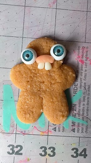 Nick Douillard | Experiment #411 Molding and casting a gingerbread man in silicone #art #artprocess #artist #gingerbread #silicone #weird | Instagram