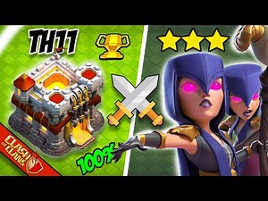 Th11 Witch Attack Strategy - 2023 || Dominate Town Hall 11 Wars Easily