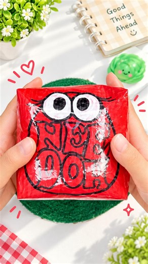 How To Make A DIY Nee Doh Cube! 🟥 #diy #craftideas #papercraft