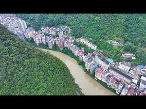 The narrowest city in the world, Yanjin County, Yunnan, China