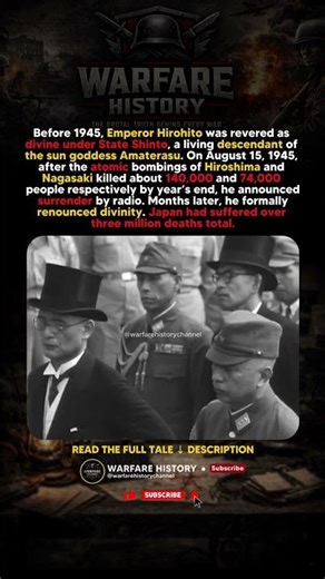 a God Fell: The Day Emperor Hirohito Shattered Japan’s Divine Myth #warfarehistory #hiddentruth