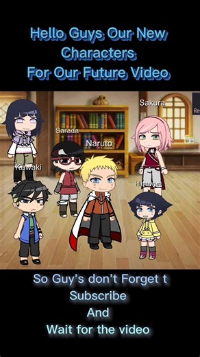 New Naruto and Boruto Characters for Our Next Video Gacha Club #anime #naruto #gacha #reaction