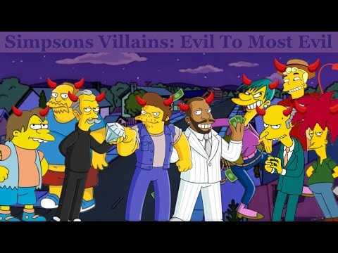 Every Simpsons Villain Ever: Evil To Most Evil 😈
