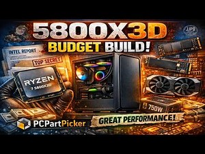 🔥 The AMD $5800X3D Budget Build What You Can STILL Build in 2026 On Pc PartPicker?