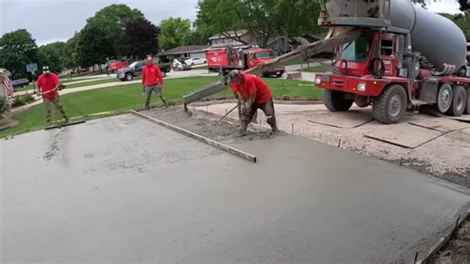 Concrete fail: Load too wet
