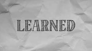 Download Learned animation on a white paper background