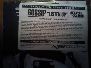 The Gossip - Listen Up!