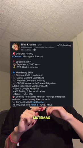 El secreto para conseguir trabajo, y buen trabajo, es saber buscar #sitecore #remote #latam #googleanalytics #resumite