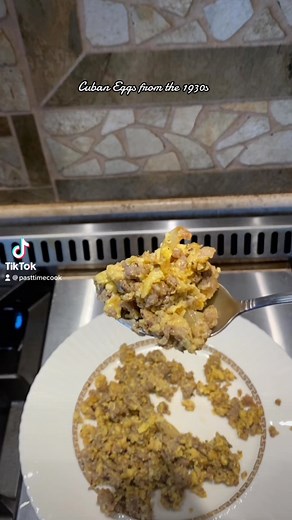 16K views · 316 reactions | Cuban eggs from the 1930s. #VintageRecipes #Eggs #Keto. | PastTimecook | Facebook