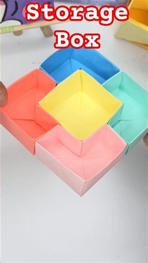 How To Make a Modular Origami Box 📦 DIY Paper Storage Organizer (Easy Step by Step)